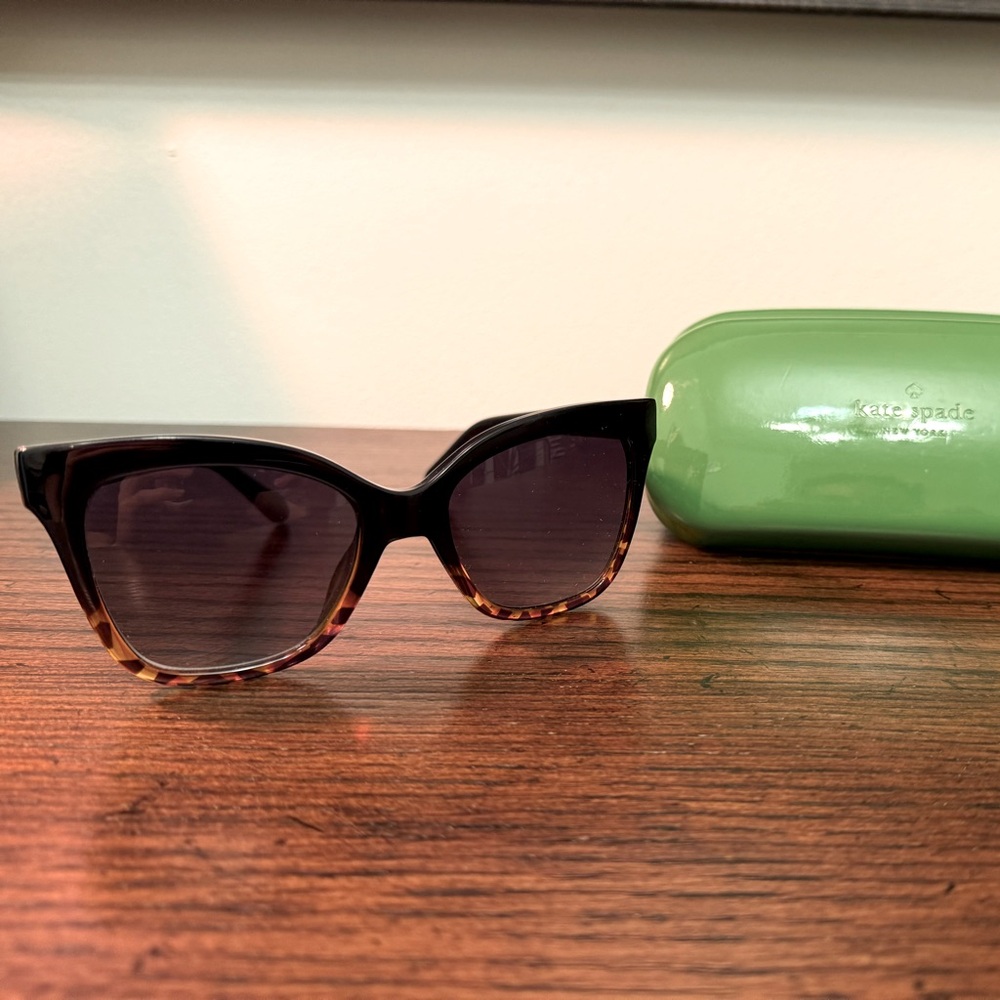 Kate Spade Black and Brown Sunglasses
